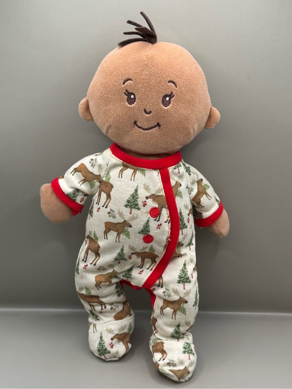 Manhattan Toy Co Wee Baby Stella Woodland Warmth Plush Brown Tan Doll